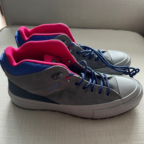 Converse All-Star Suede Street Boot Sneaker Men’s 9/Women’s 11 Mason/Obsidian - Picture 6 of 13